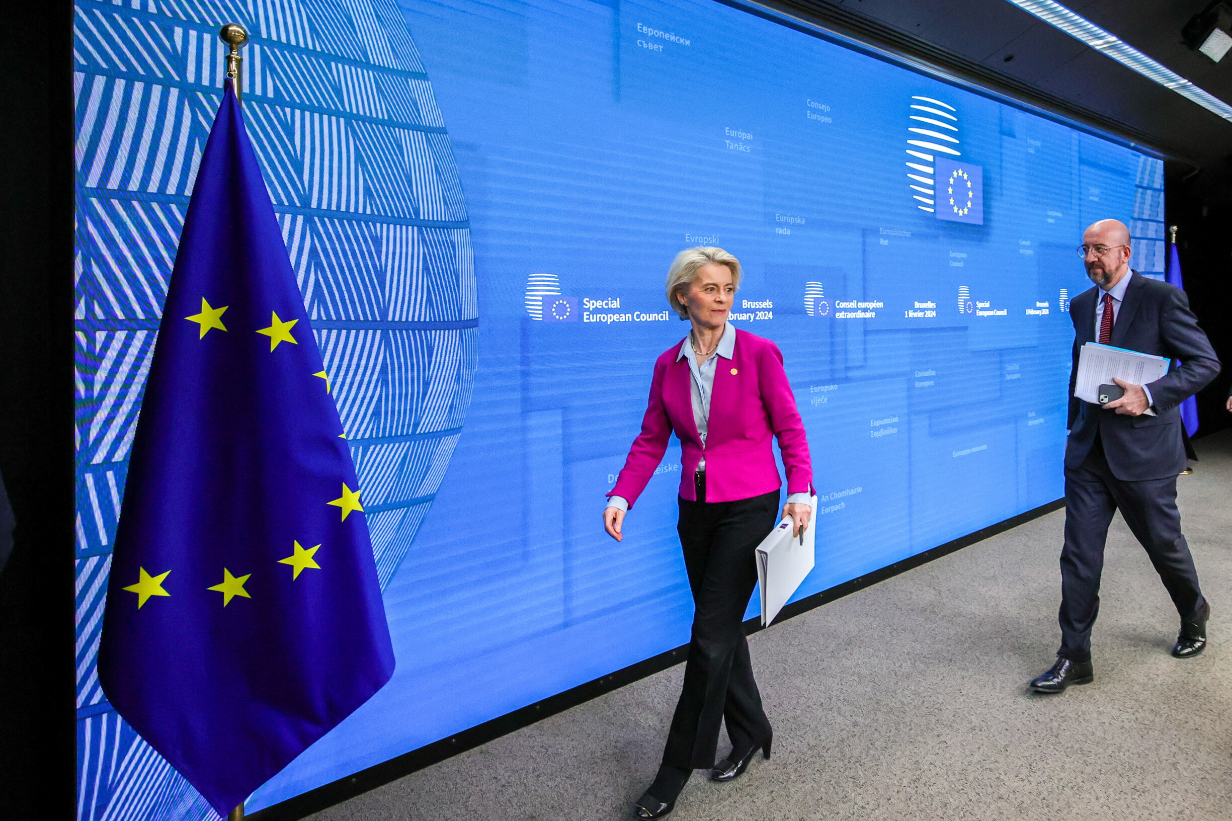 Von der Leyen promete medidas para o sector agrícola