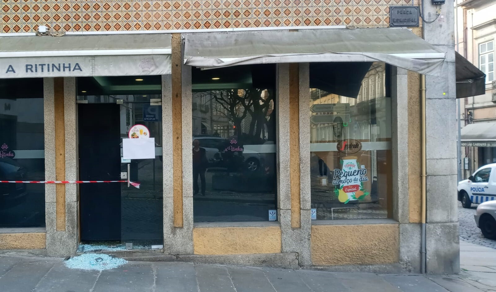 Confeitaria Assaltada No Centro De Braga Durante A Madrugada