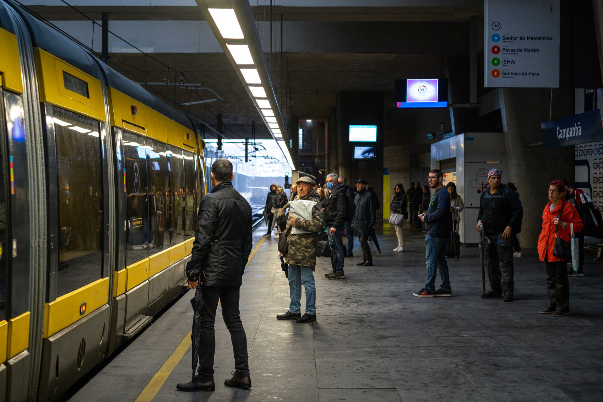 Circula O No Metro Do Porto Esteve Interrompida Devido A Falha No