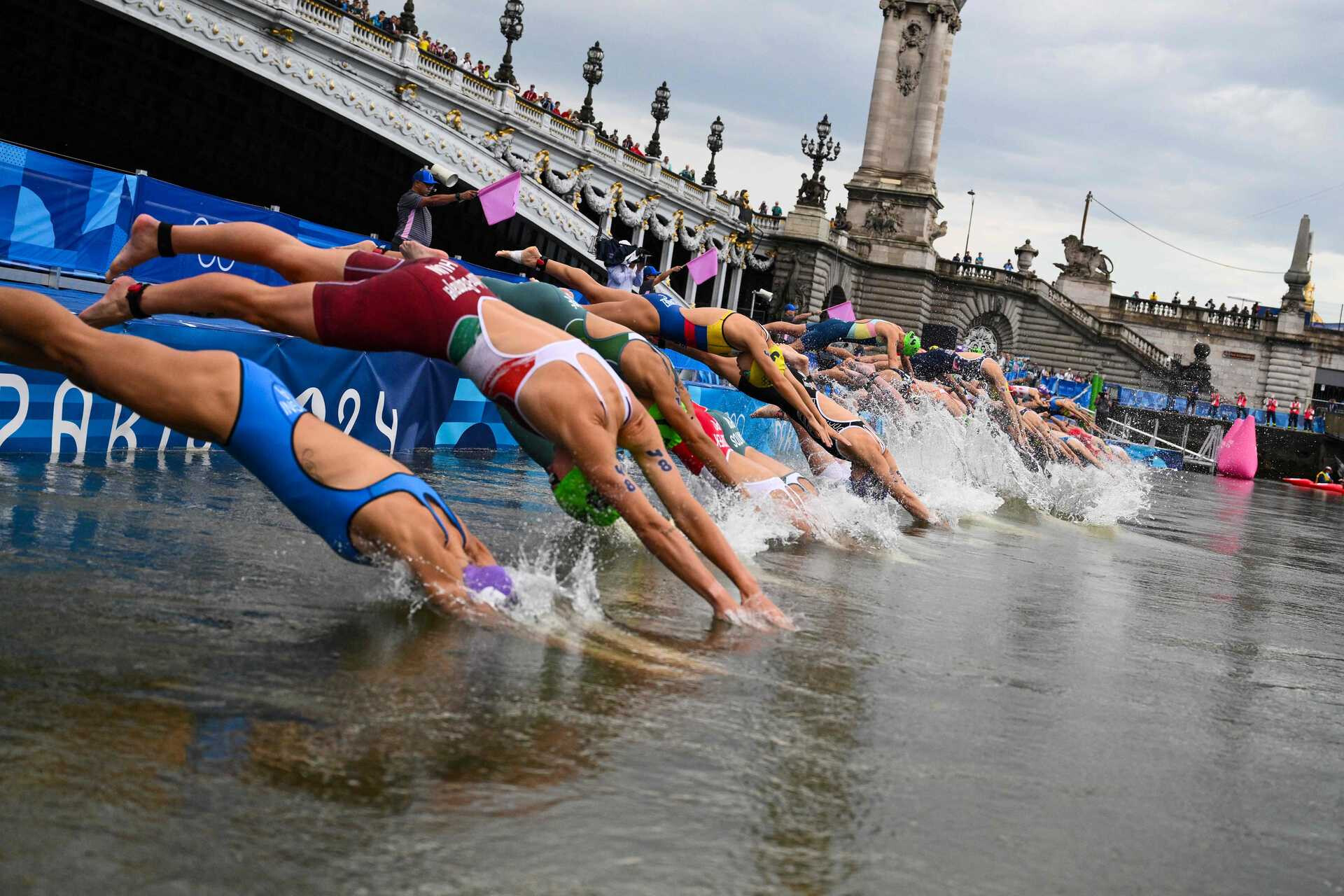 Provas Ol Mpicas De Triatlo Avan Am No Rio Sena