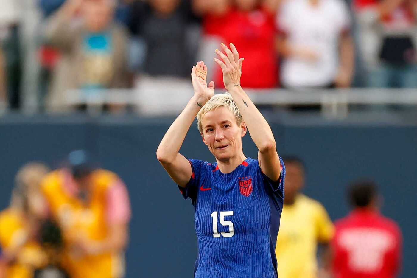 Megan Rapinoe despede se da seleção feminina dos Estados Unidos