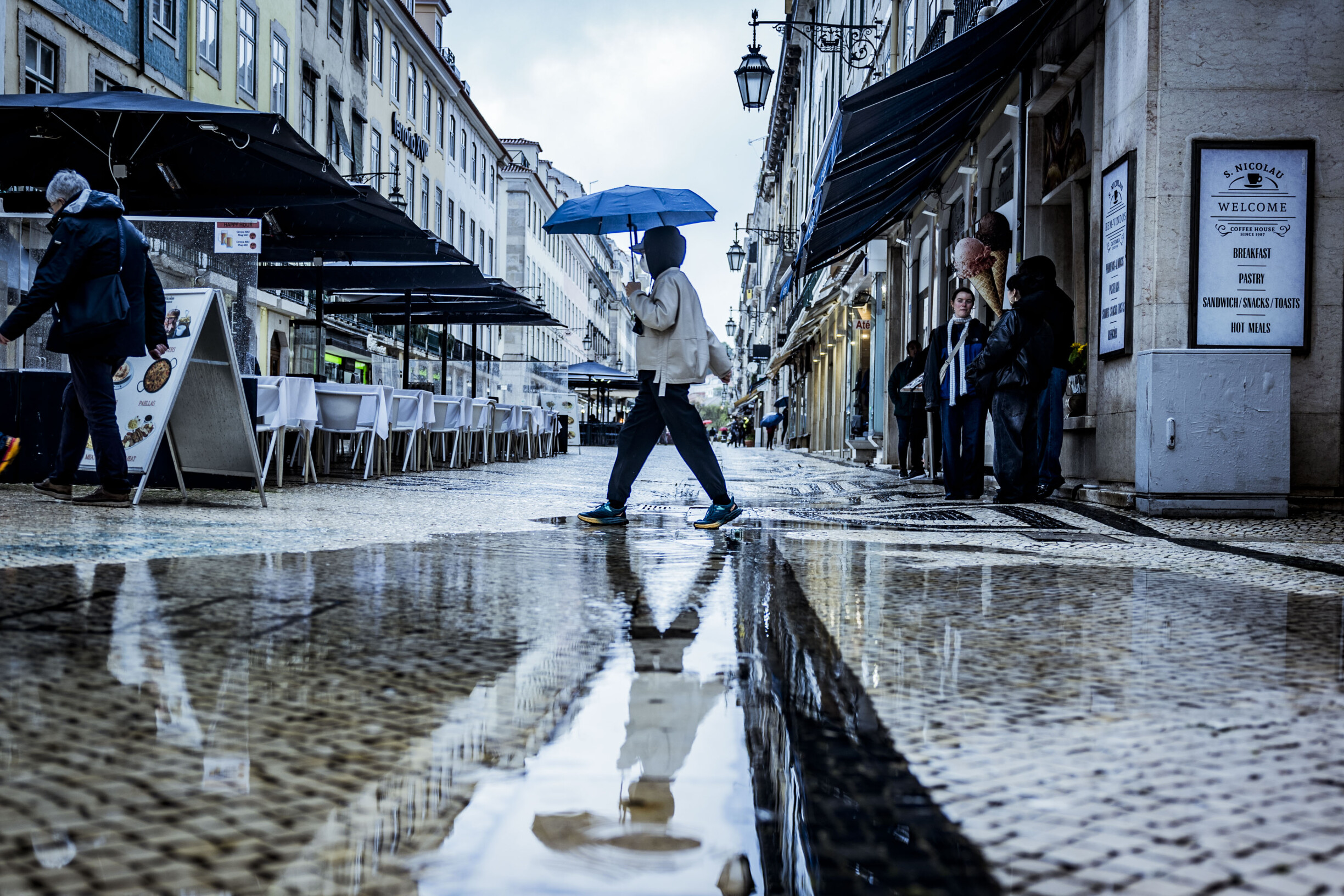 Santarém Castelo Branco e Guarda sob aviso laranja devido à chuva