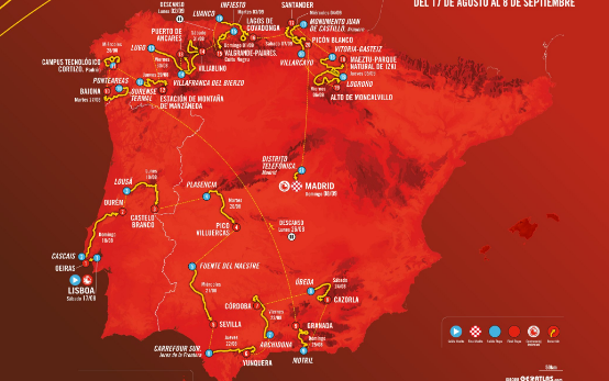 As Etapas Da Volta A Espanha Que Vai Ter In Cio Em Lisboa