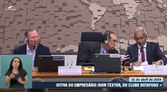 John Textor Responde A Rom Rio No Senado Brasileiro Essa A Pergunta