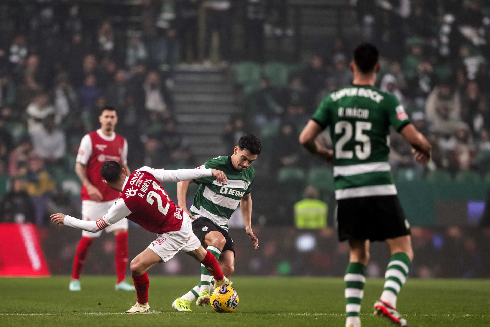 Ricardo Horta após goleada no Sporting Braga Os erros acontecem se