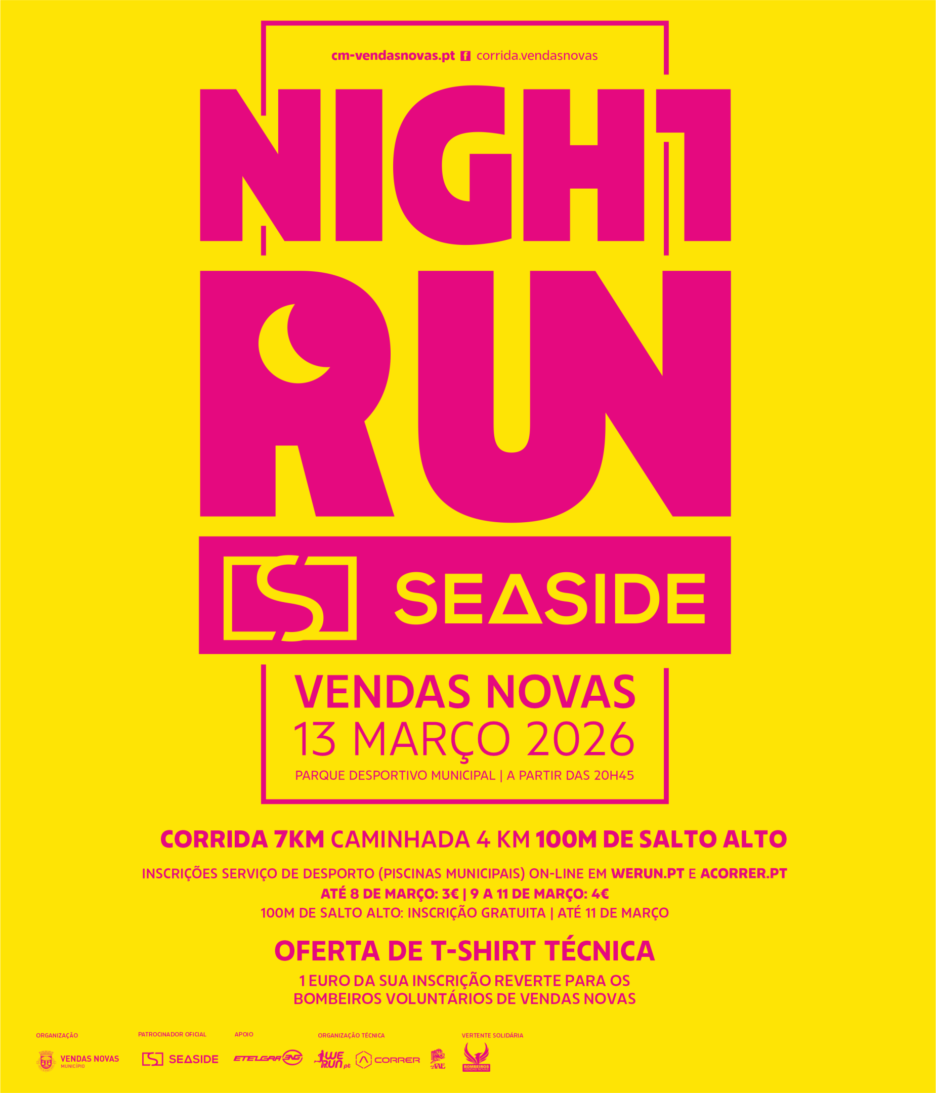 Cartaz Night Run Final 2026