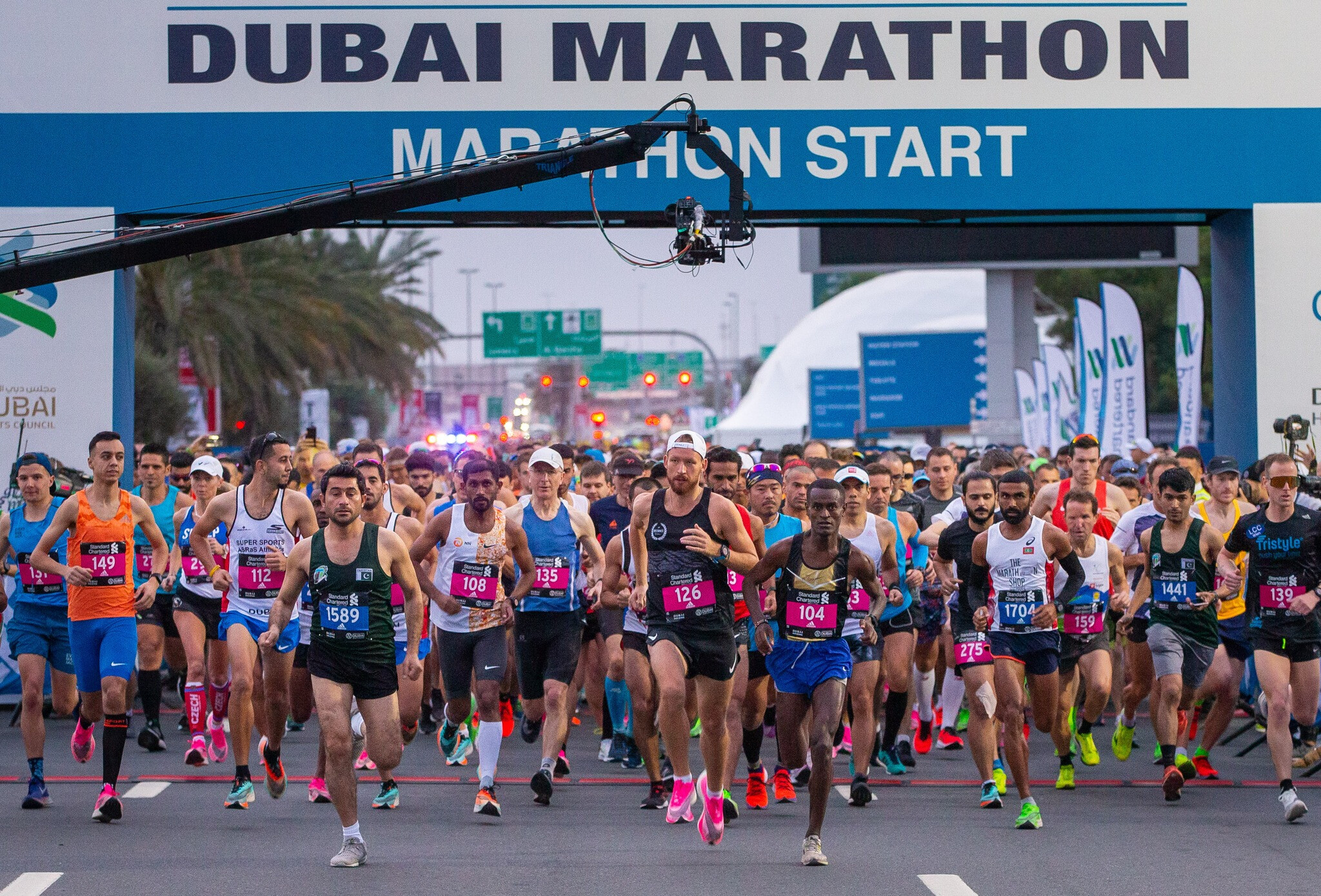 Elite está a ganhar forma para a Maratona do Dubai 2024 Pro Runners