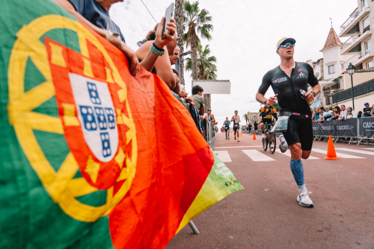 Portuguese flag by the race course