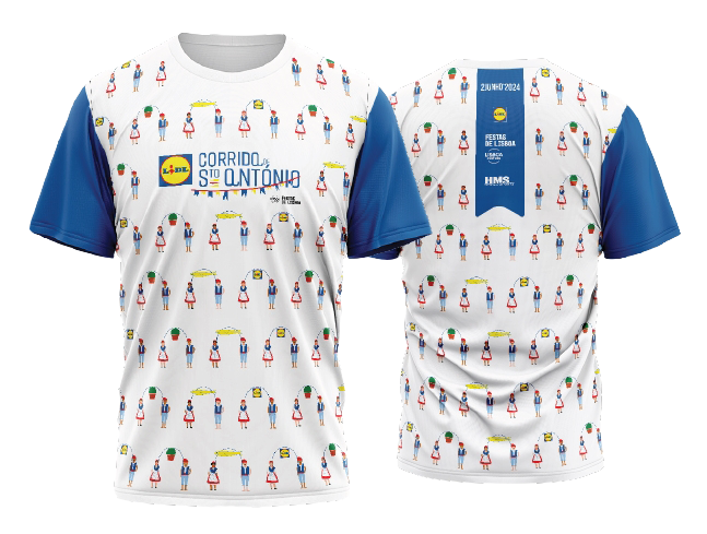 LIDLCorridaSantoAntonio2024 - Maquete T-shirt