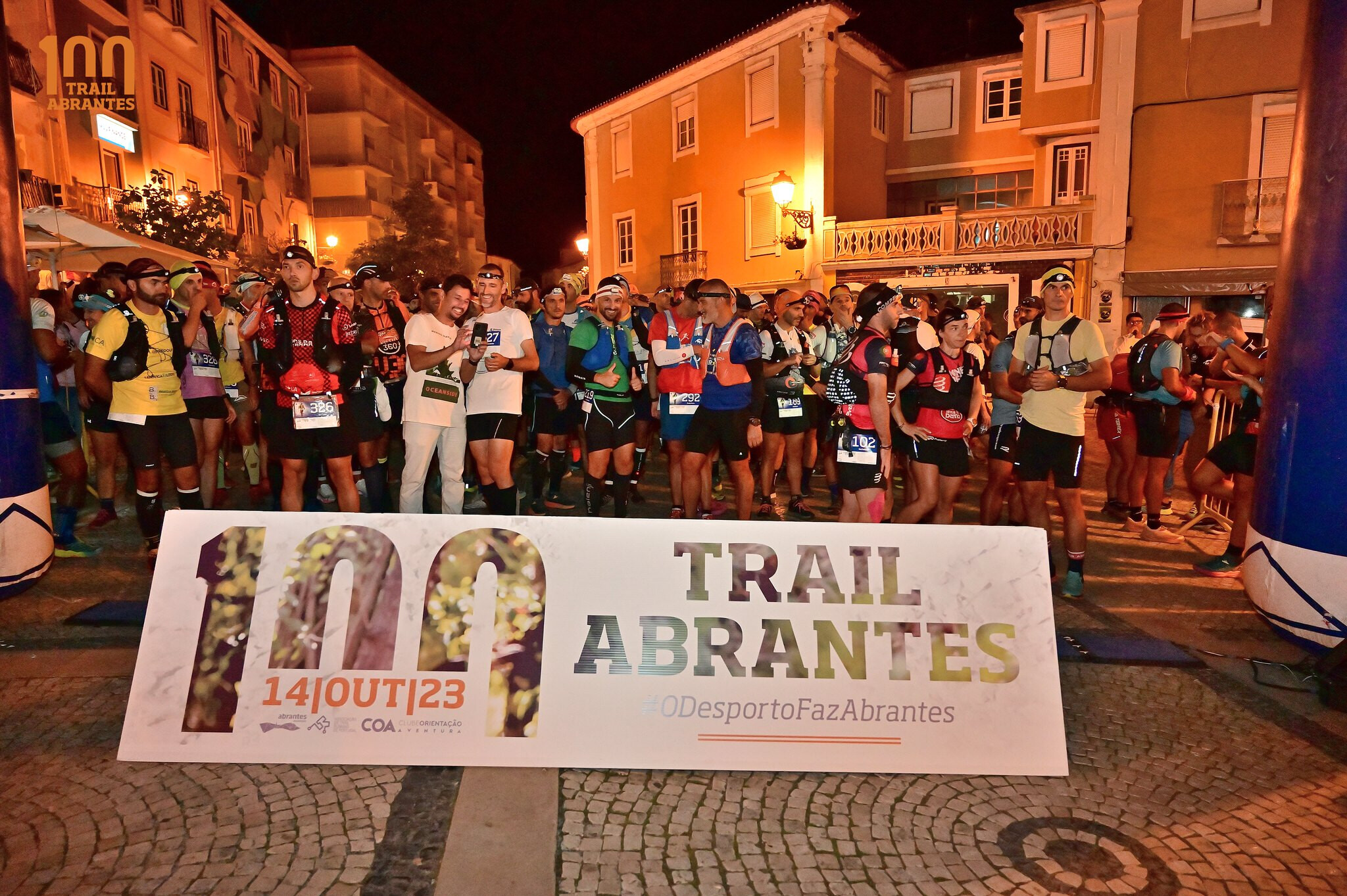 Partida dos 100km e estafetas