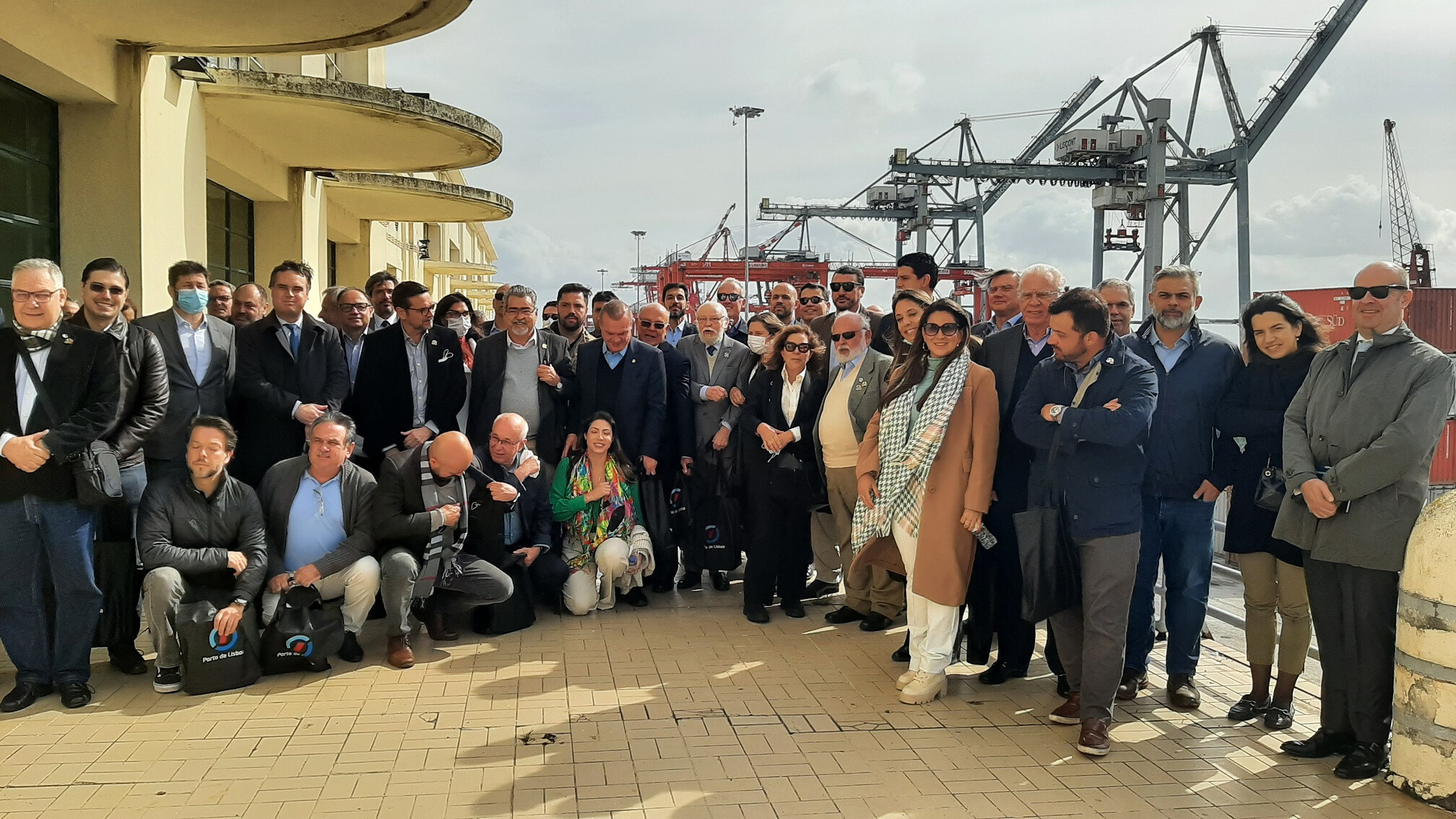 Brasil Export no porto de Lisboa -Foto de Família