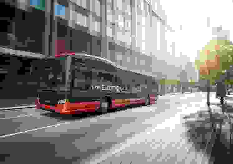 Bus Scania autónomo electrico