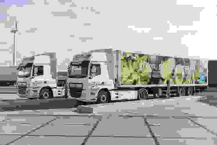 A Simon Loos e a Peter Appel Transport, transportadoras da Albert Heijn, estão prontas para utilizar os camiões eléctricos da DAF na realização das entregas 