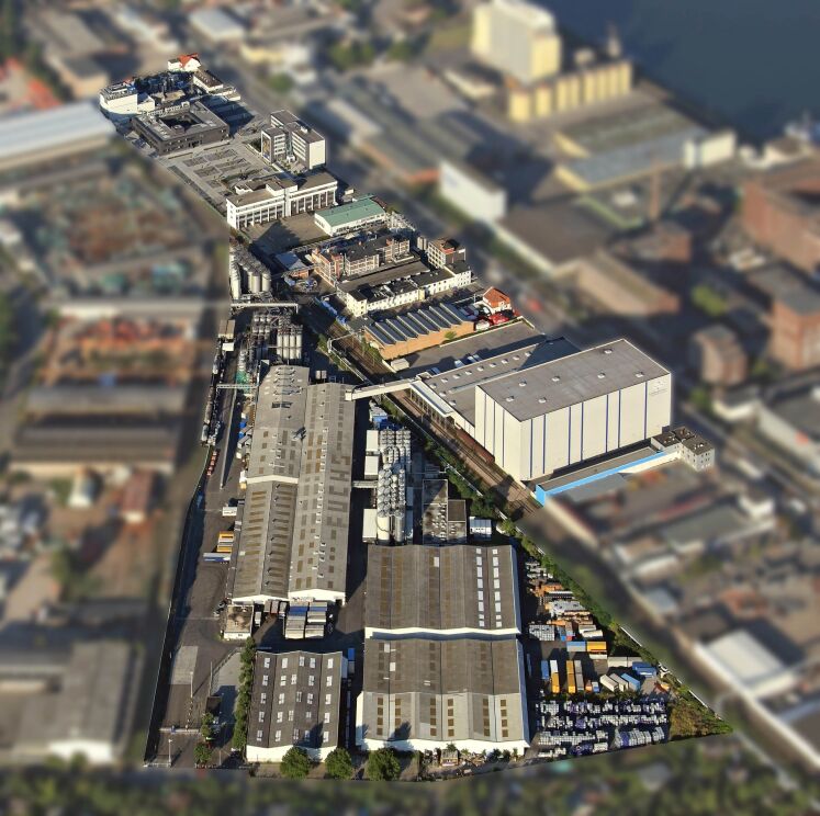 Complexo industrial da FUCHS em Mannheim