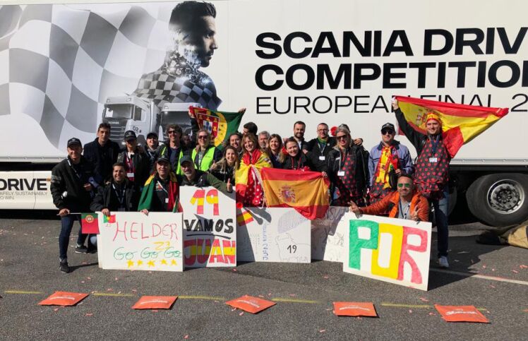 As delegações portuguesa e espanhola juntaram-se no apoio a Helder Brito e Juan Romeral Valle