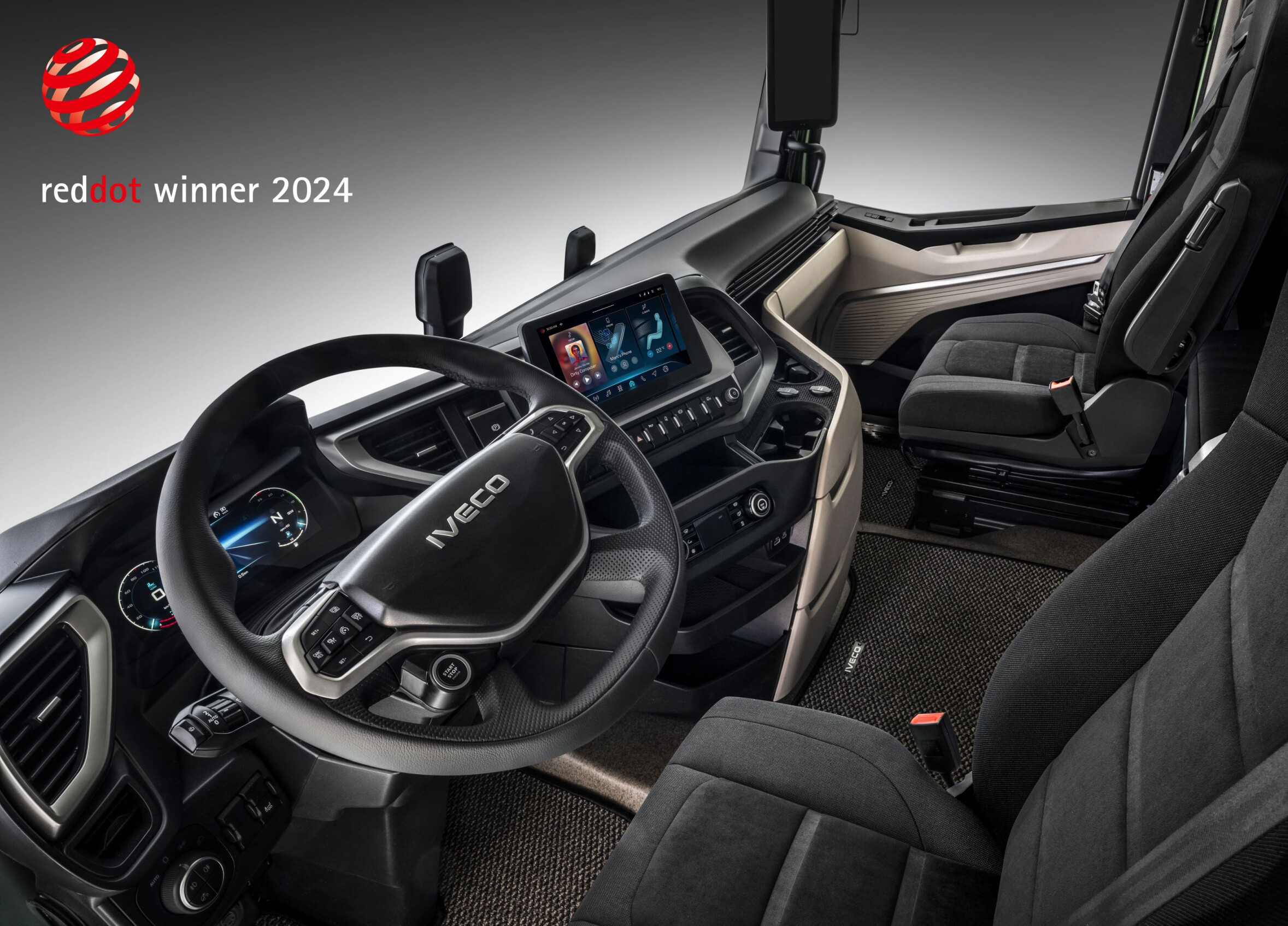 Red Dot IVECO S-Way Red Dot Winner Award 2024_interiors