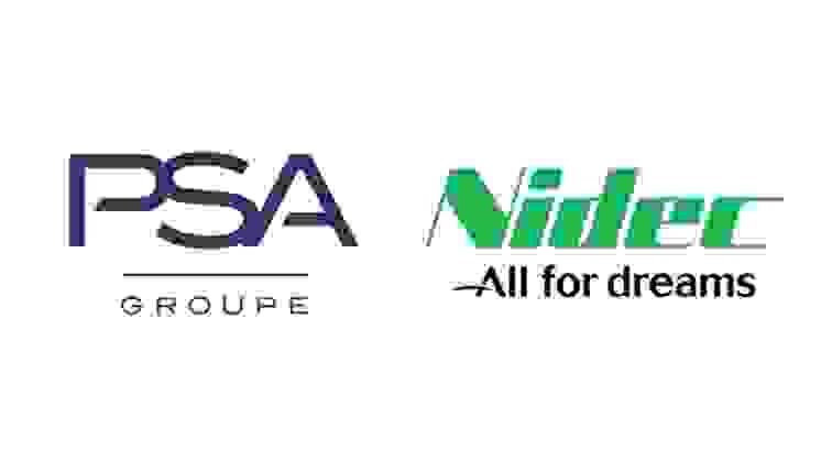 Logo PSA Nidec Timeline