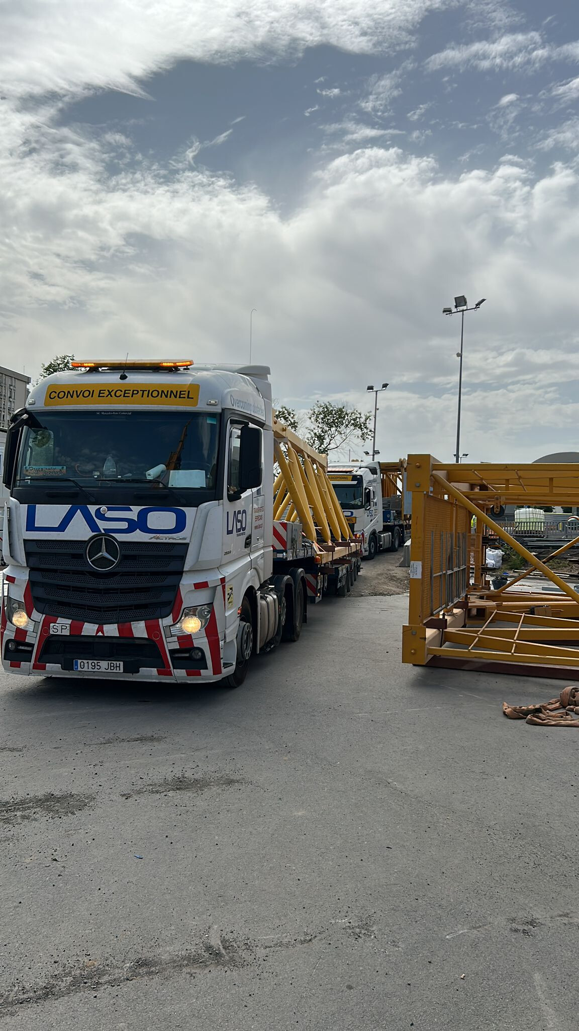 Transporte de Peças de Gruas 2