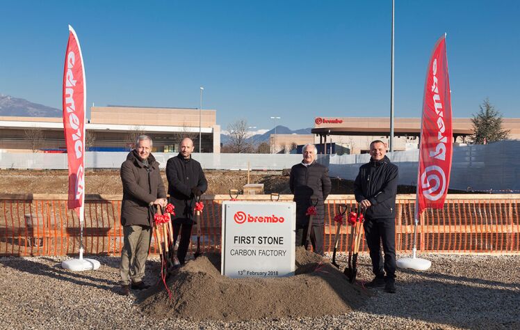 Fábrica Brembo - lançada a primeira pedra