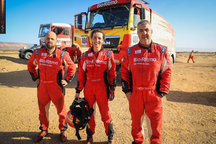 Trio luso mantem primeiro lugar dos camiões