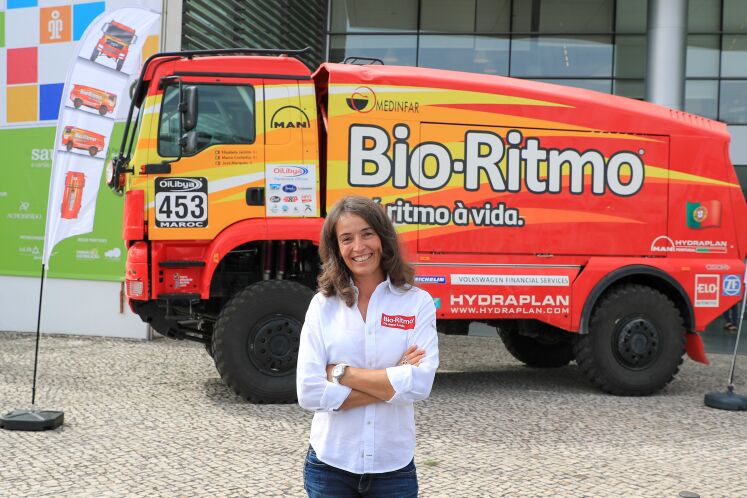 Elisabete Jacinto a caminho do Morocco Desert Challenge