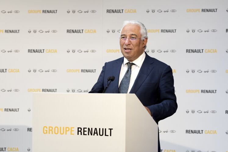 Primeiro-ministro António Costa na fábrica da Renaut em Cacia