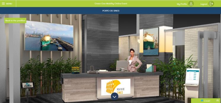 Stand Virtual do Porto de Sines