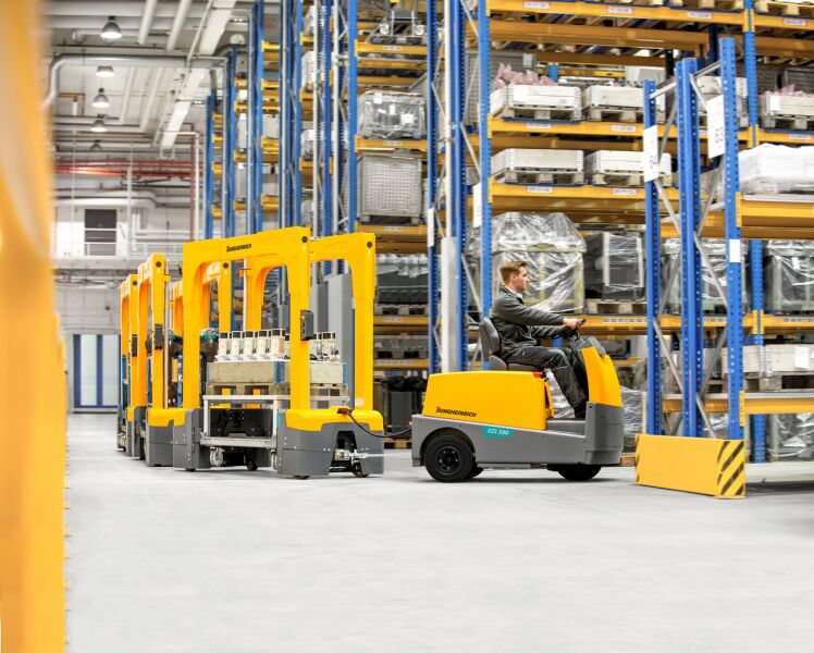 Hoje cada quinto empilhador em Portugal é amarelo