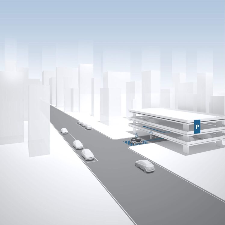 Bosch estacionamento autónomo