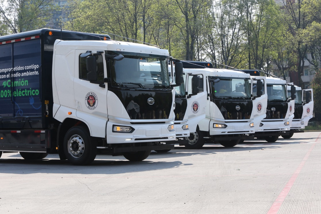 BYD’s 21-ton electric heavy-duty trucks