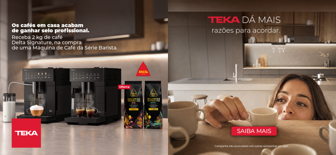 TEKA dá mais razões para acordar - Máquina de Café