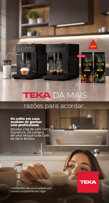 TEKA dá mais razões para acordar - Máquina de Café