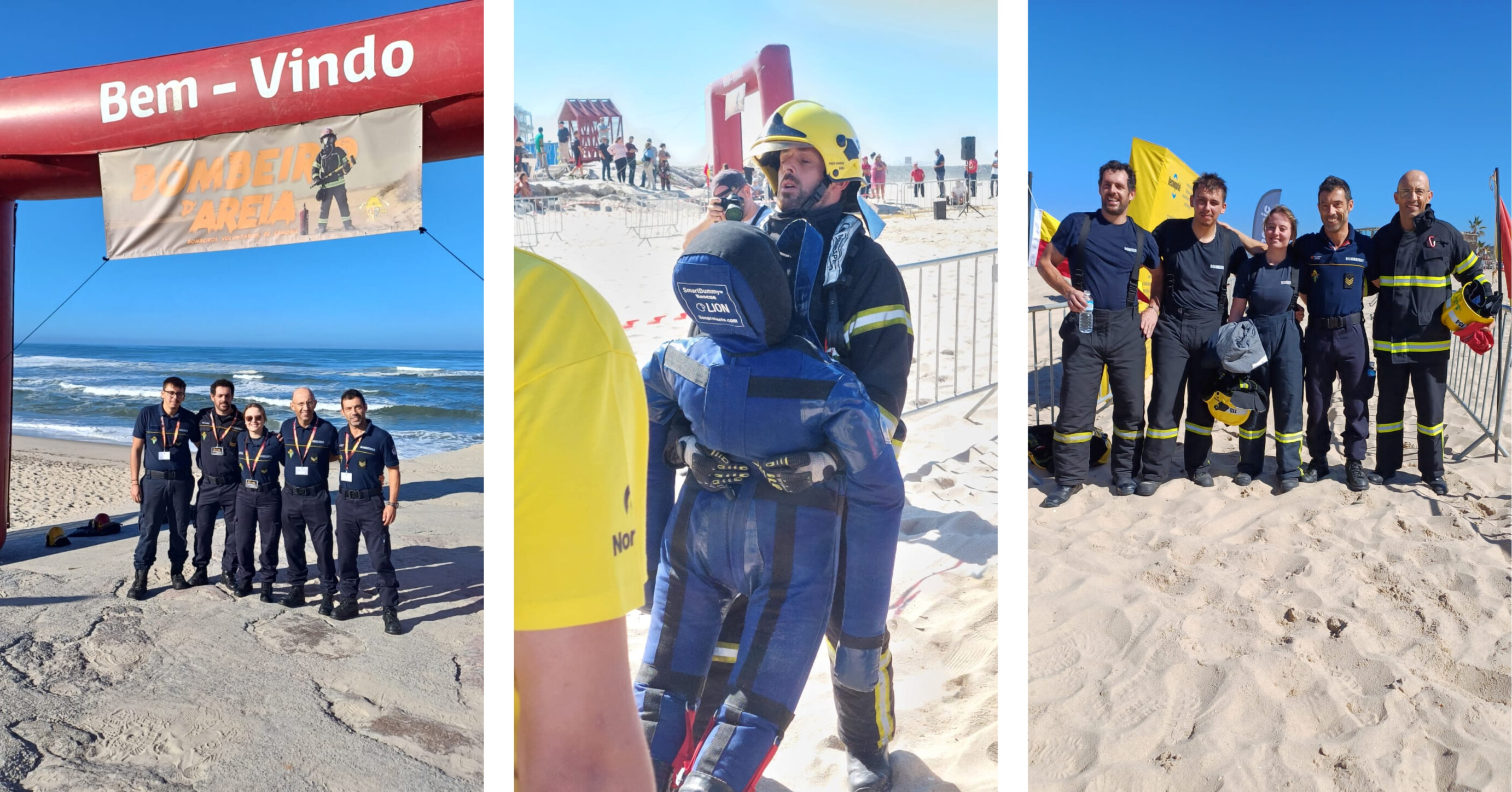 Bombeiros Voluntários Tirsenses participaram no “Bombeiro d’Areia”  (2)