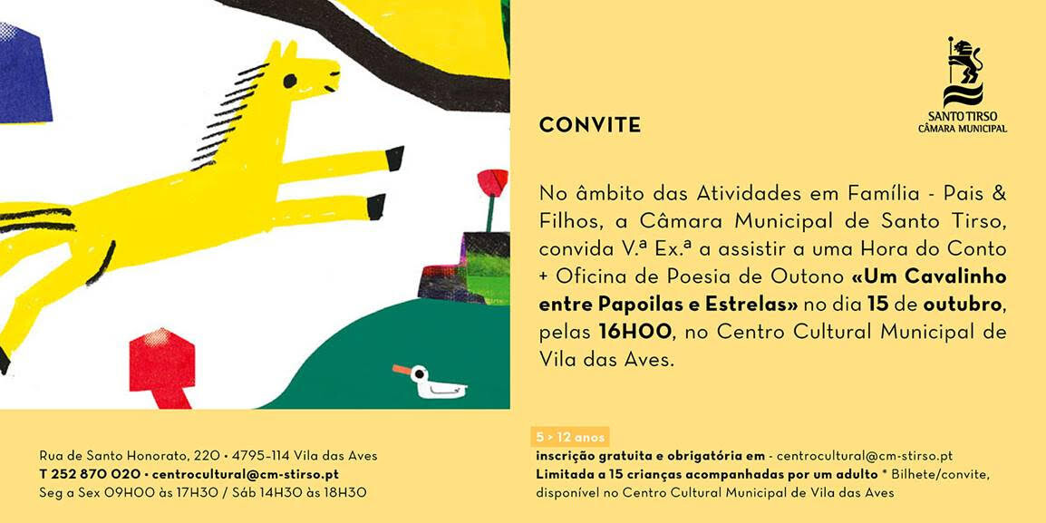 Atividades Em Família No Centro Cultural Municipal De Vila Das Aves Santo Tirso Tv 8012