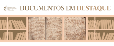 Termo do contrato do retábulo do altar-mor da SCMB