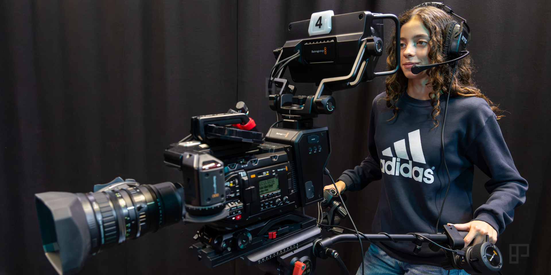 Students Operating Broadcast Equipment