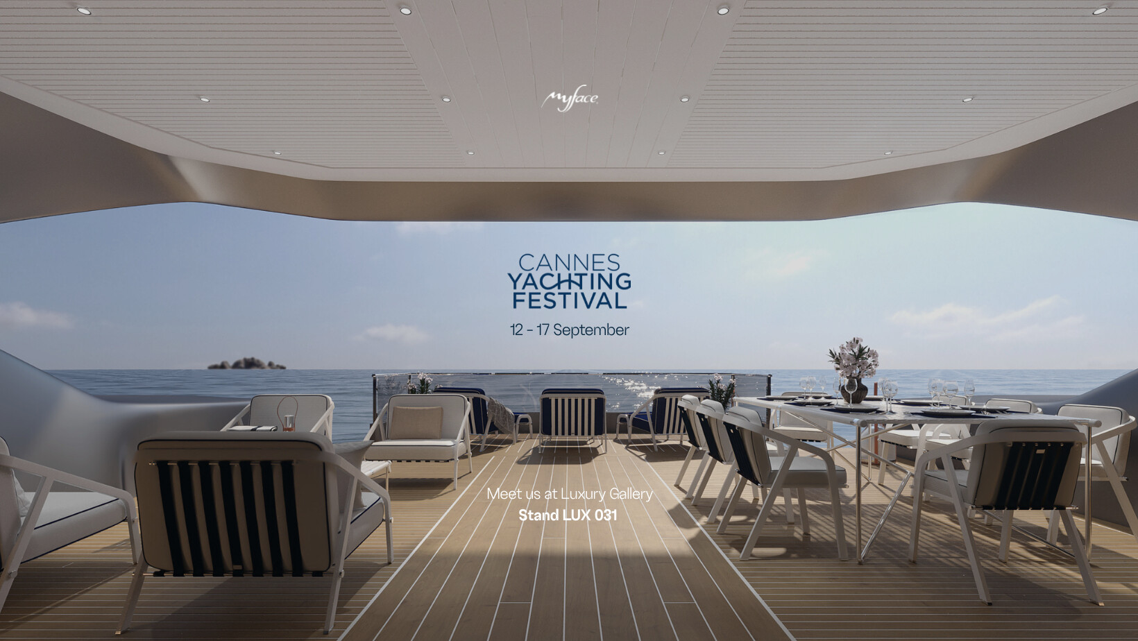 Myface estreia-se no Cannes Yachting Festival 2023