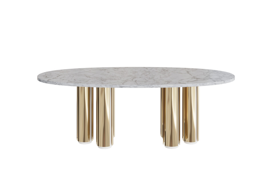 Moon Dining Table Oval  B