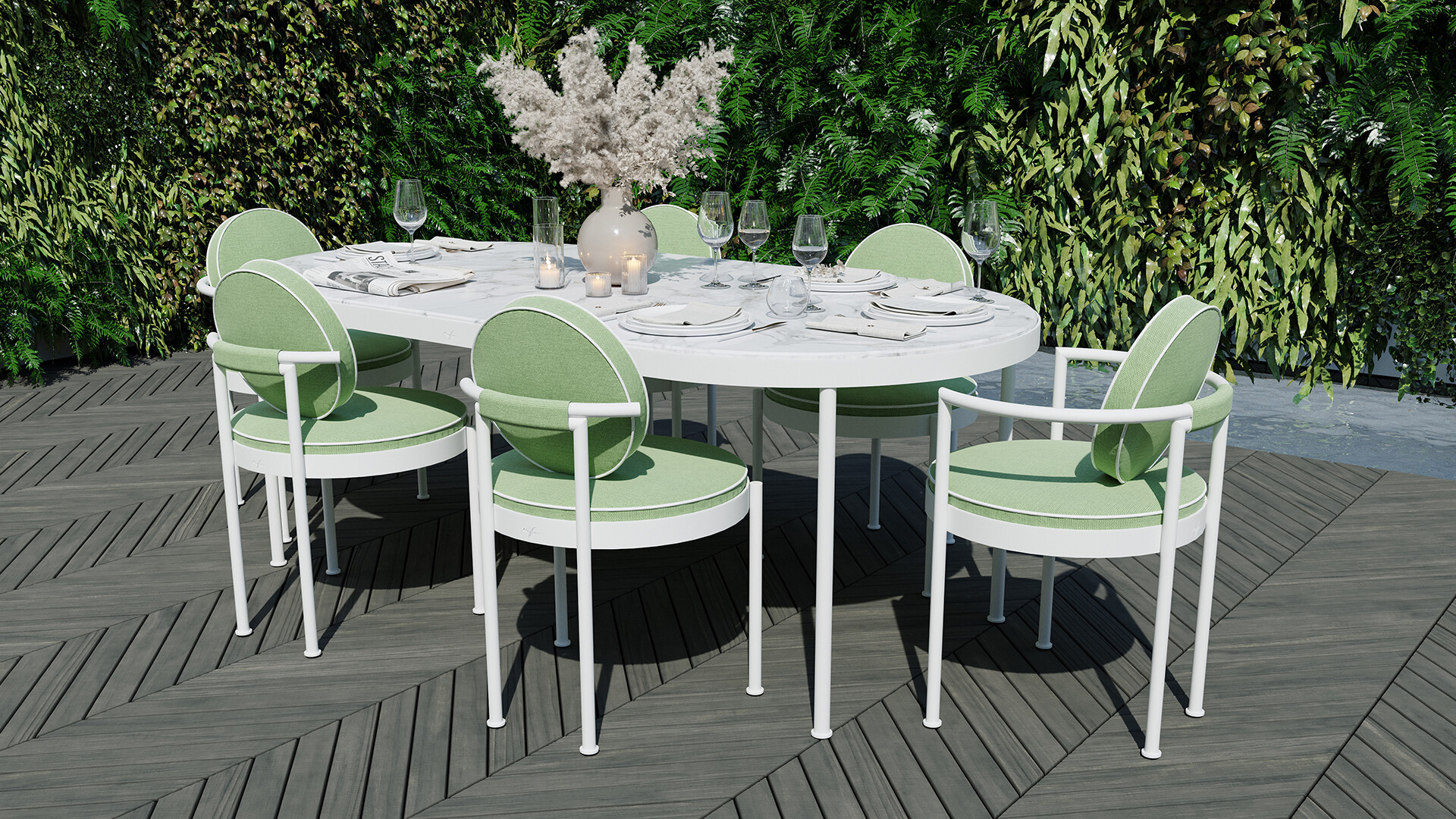Banner Trace Dining Set