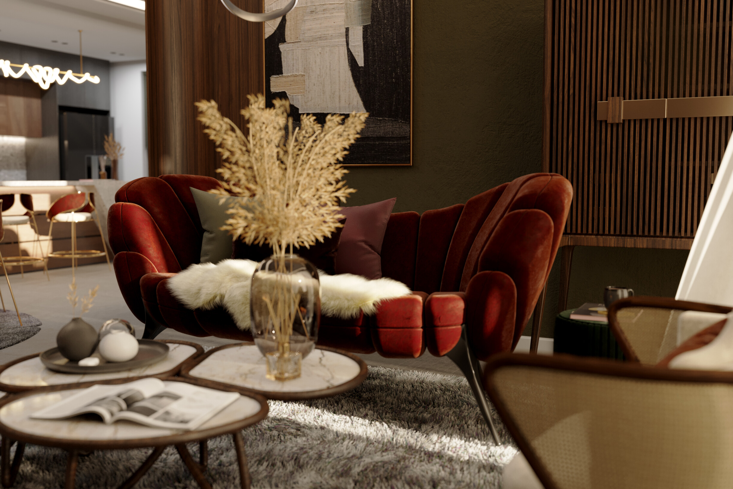 When furniture becomes living art: sculptural design for creative