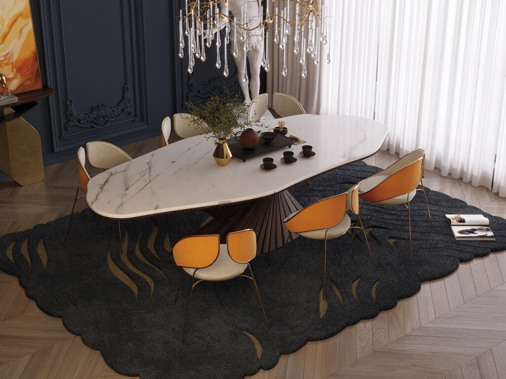 Marble dining deals table