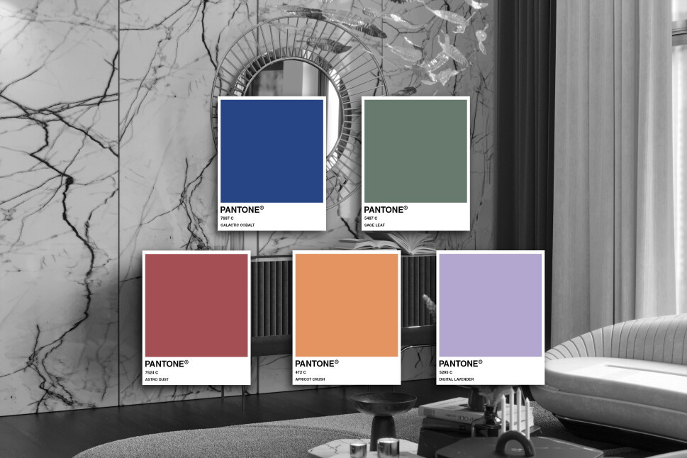Five colour in interior for 2023 - ALMA de LUCE