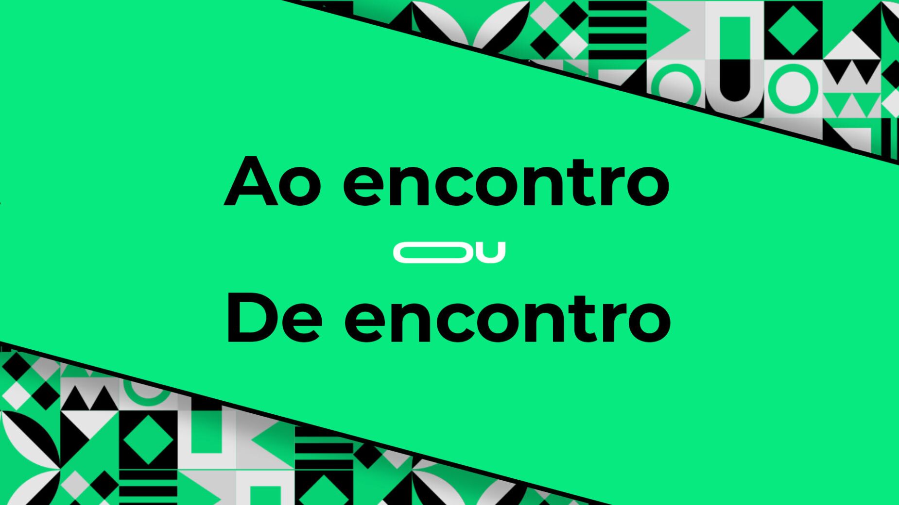 Como se escreve: ao encontro ou de encontro? Português Correto!