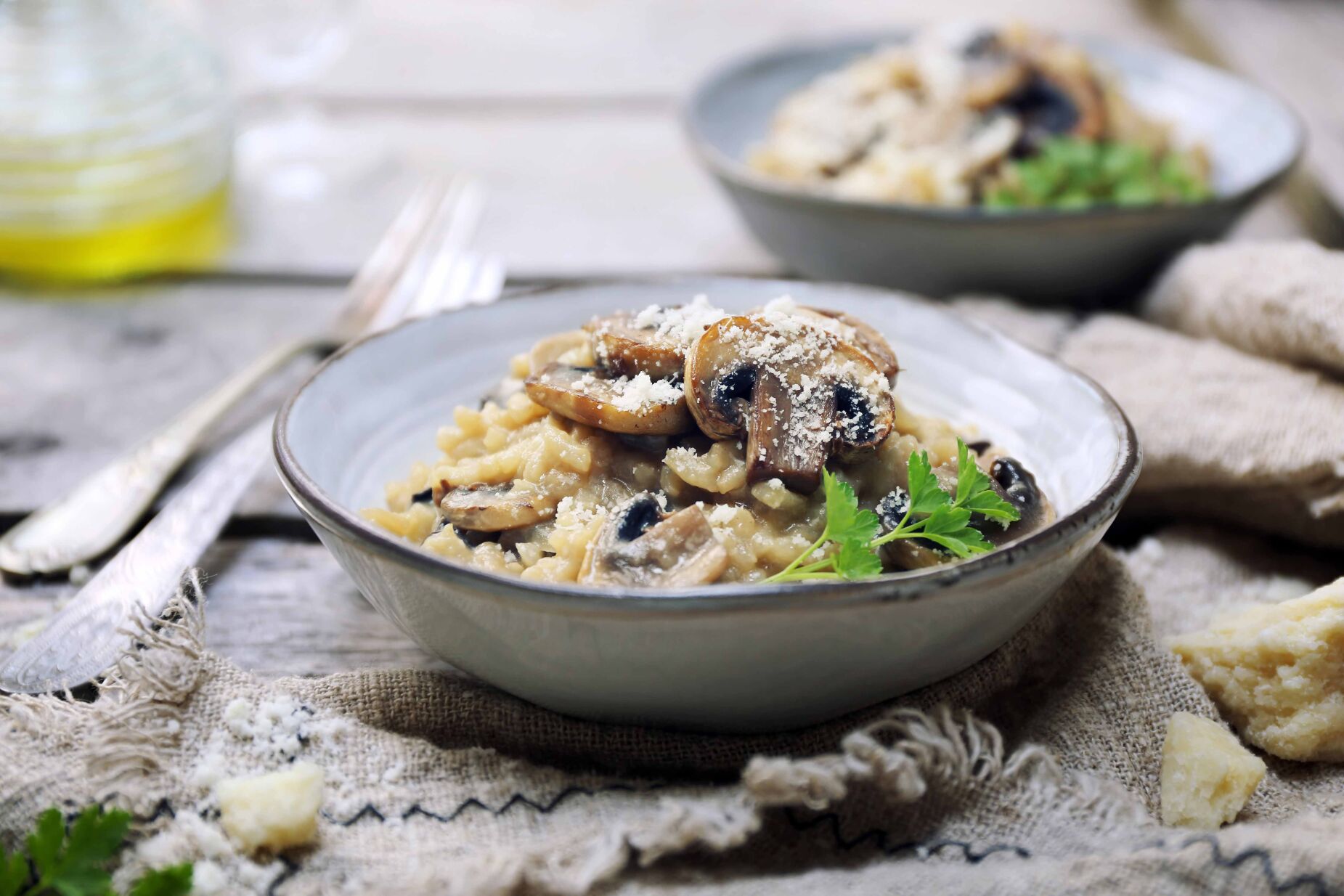 Risotto de cogumelos