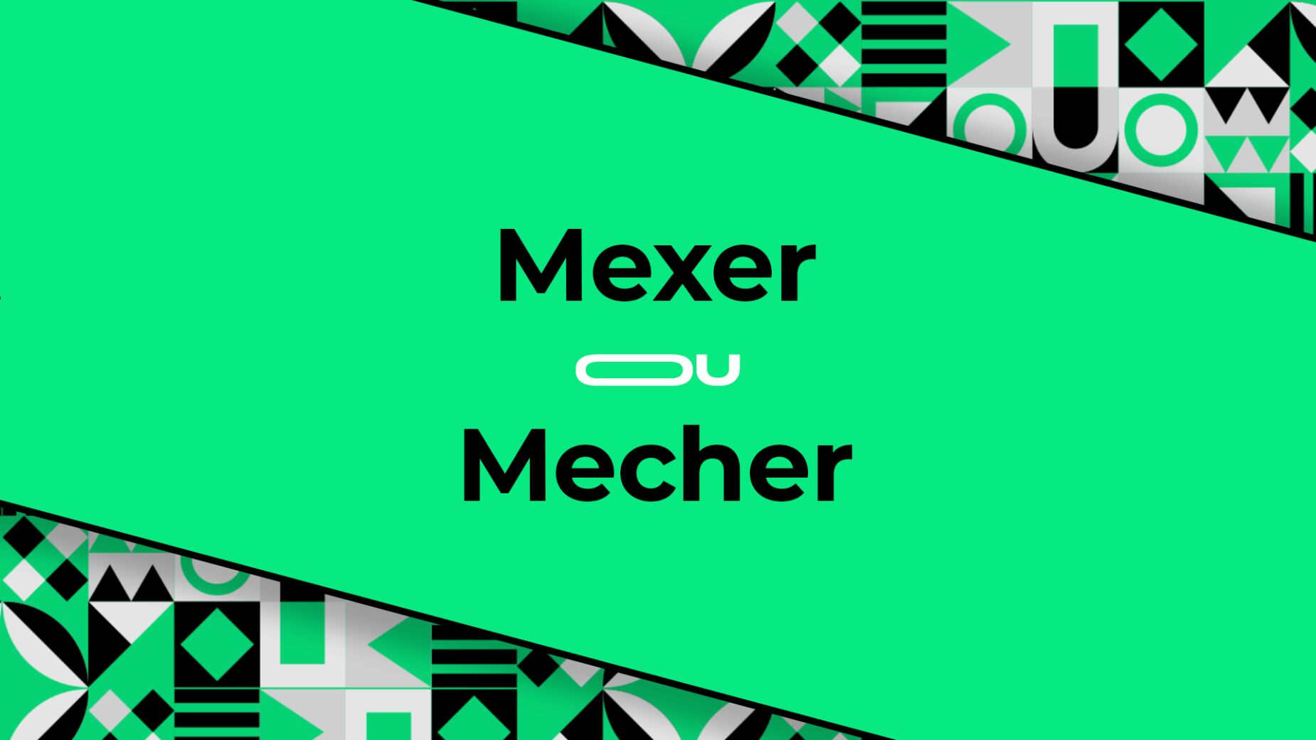 Como se escreve: mexer ou mecher? Português correto!
