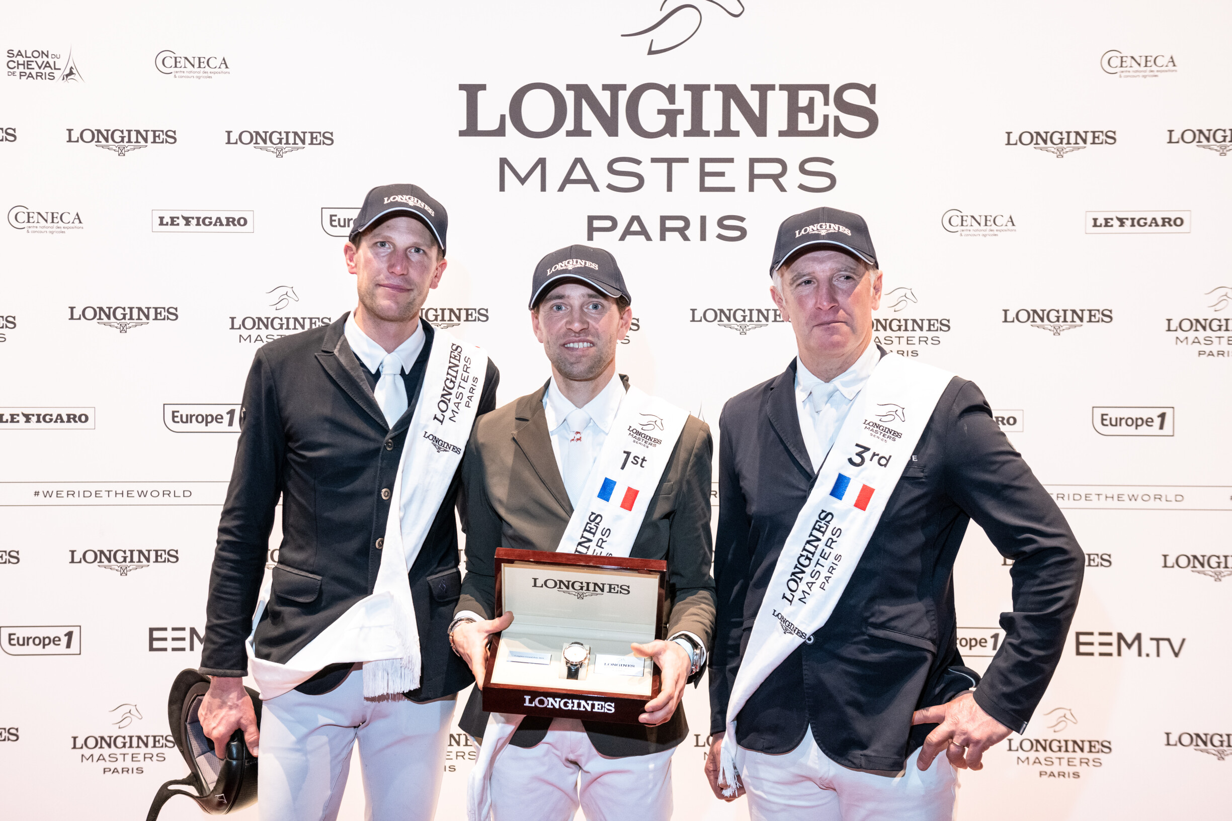 p&oacute;dio longines masters Paris GP &copy; Jean-Louis Carli