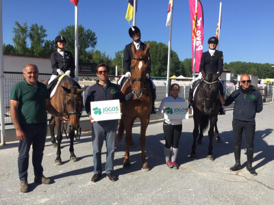 Cavaleiros da Cardiga Paradressage Team subiram ao pódio em Espanha