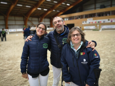 Ana Mota Veiga no pódio em Mâcon Chaintré