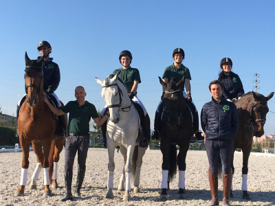 Cardiga Paradressage Team a caminho de Itália