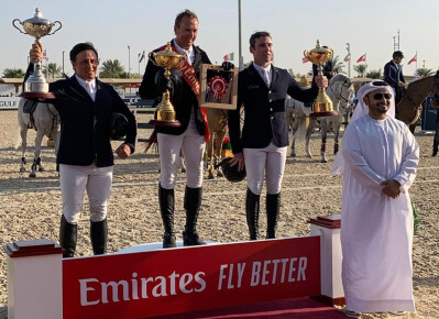 Luís Sabino no pódio no Dubai